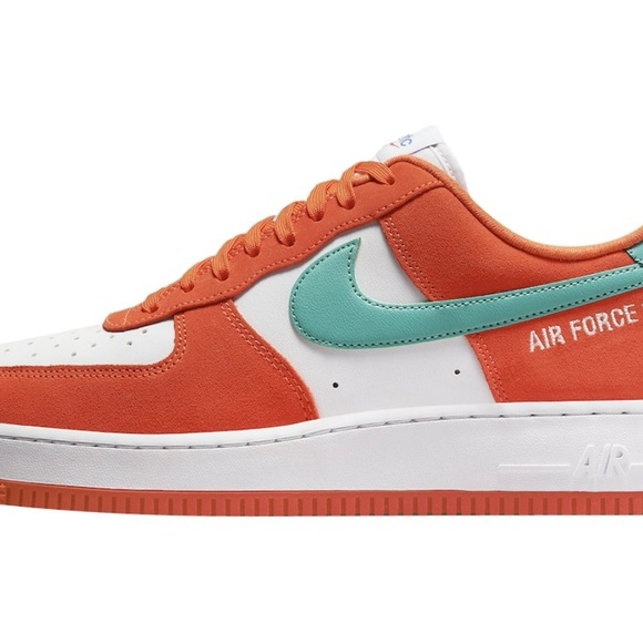 Nike Air Force 1 Low '07 LV8 Athletic Club White Orange DH7568-800 Sneakers 10.5 - Picture 3 of 7